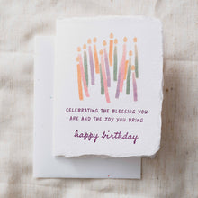 Load image into Gallery viewer, Blessing + Joy You Are Birthday Greeting Card