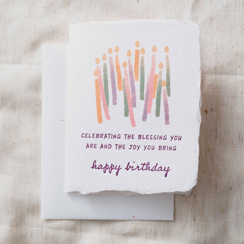Blessing + Joy You Are Birthday Greeting Card