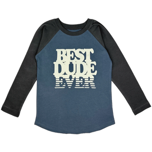 Best Dude Ever L/S Raglan 24