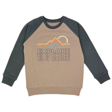 Load image into Gallery viewer, Explore Raglan Sweatshirt