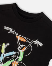 Load image into Gallery viewer, Neon Bike Printed Jersey Tee