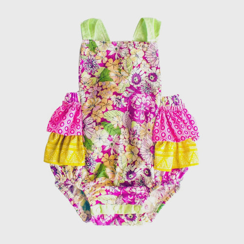 May Flower Sunsuit