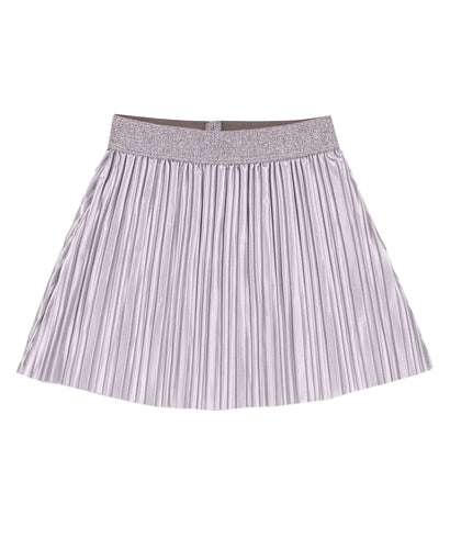 Pleated Eco Leather Skirt