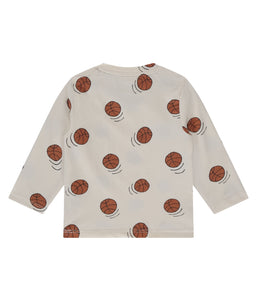 Printed Basketball L/S Tee