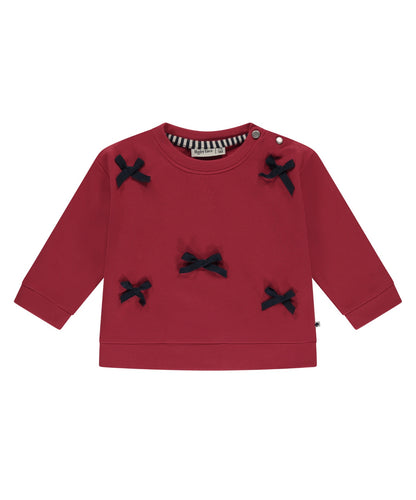 Bow Applique Sweatshirt & Legging Set