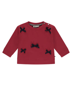 Bow Applique Sweatshirt & Legging Set