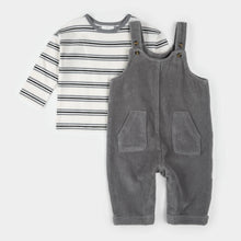 Load image into Gallery viewer, Corduroy Overall + Top Set