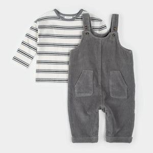 Corduroy Overall + Top Set