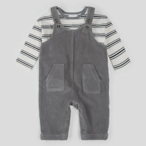 Corduroy Overall + Top Set
