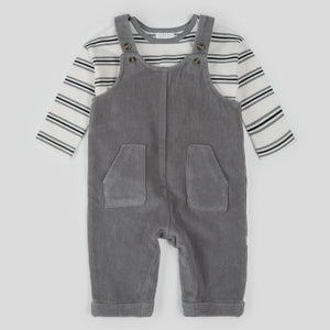 Corduroy Overall + Top Set