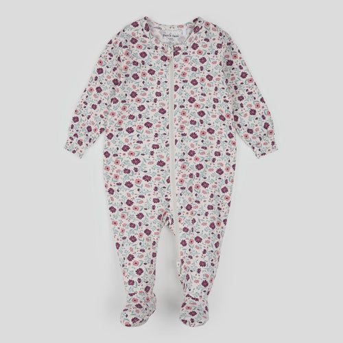 Floral L/S Footed Sleeper