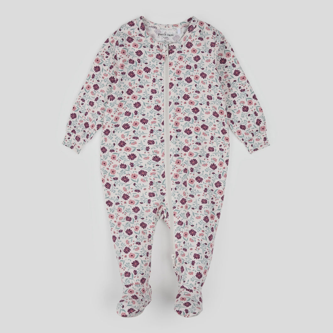 Floral L/S Footed Sleeper