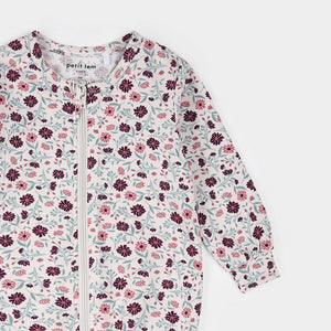 Floral L/S Footed Sleeper