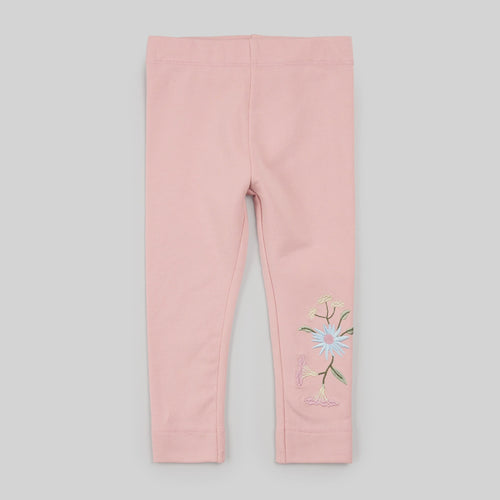 Floral Embroidered Legging