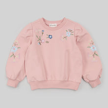 Load image into Gallery viewer, Floral Embroidered Sweatshirt