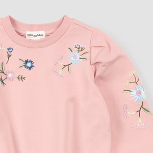 Floral Embroidered Sweatshirt