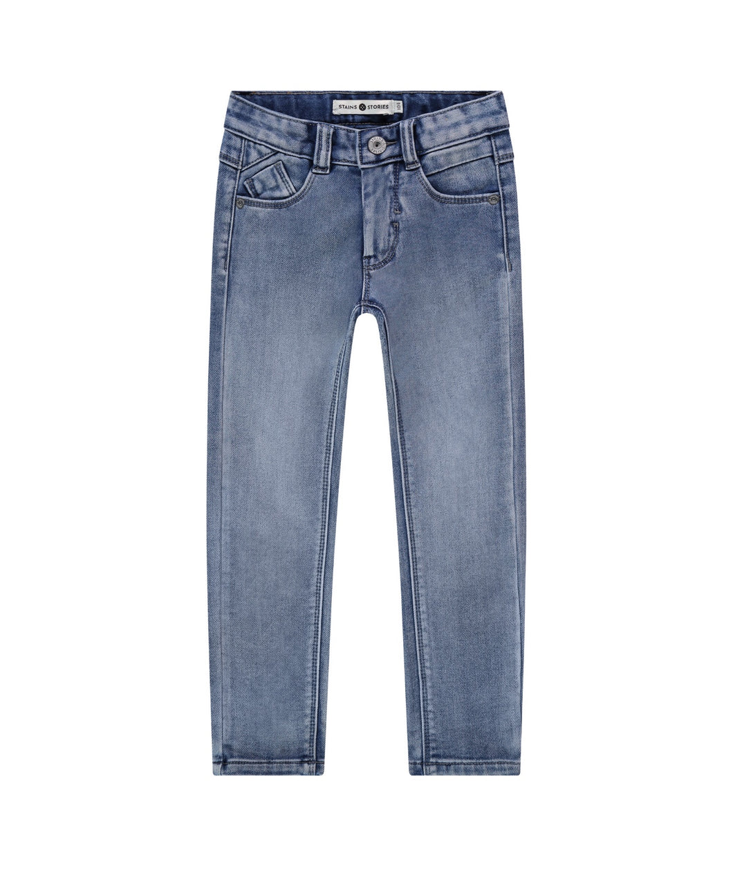 Blue Washed Jogg Denim Pant