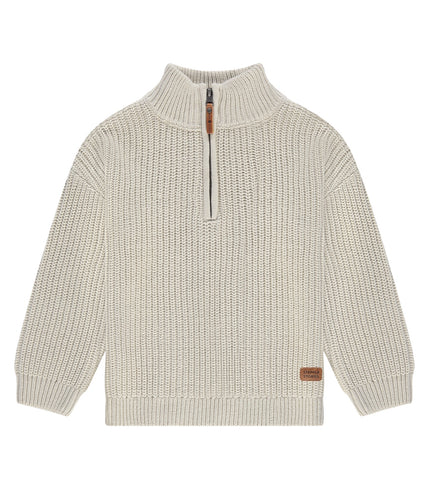 1/4 Zip Knit Pullover