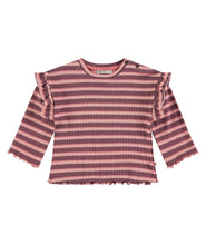 Load image into Gallery viewer, Ribbed Stripe L/S Tee &amp; Legging Set