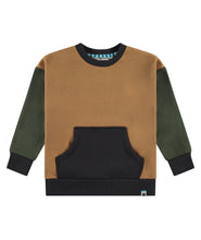 Load image into Gallery viewer, Kangaroo Pkt Colorblock Pullover