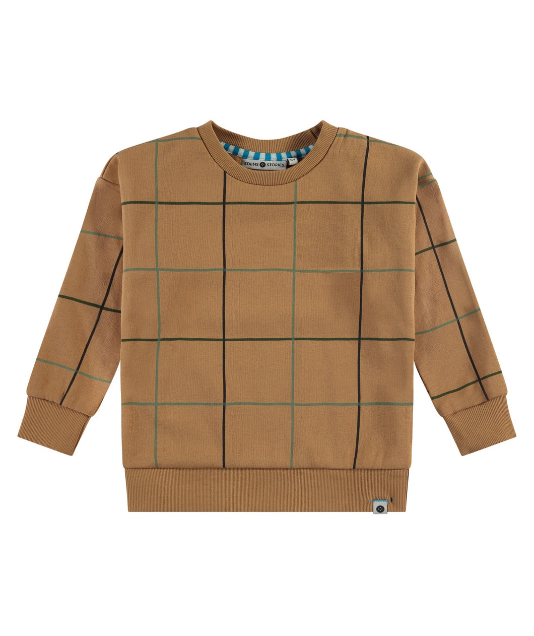 Autumn Grid Crewneck Sweatshirt