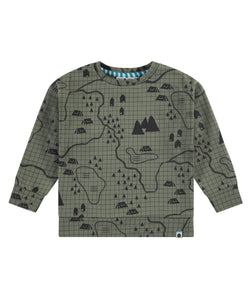 Camp Map Crewneck Sweatshirt