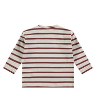 Load image into Gallery viewer, Chocolate Bateau Stripe Tee &amp; Sweatpant