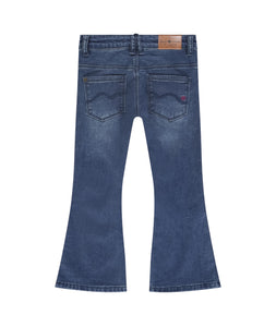 Dark Wash Flared Denim