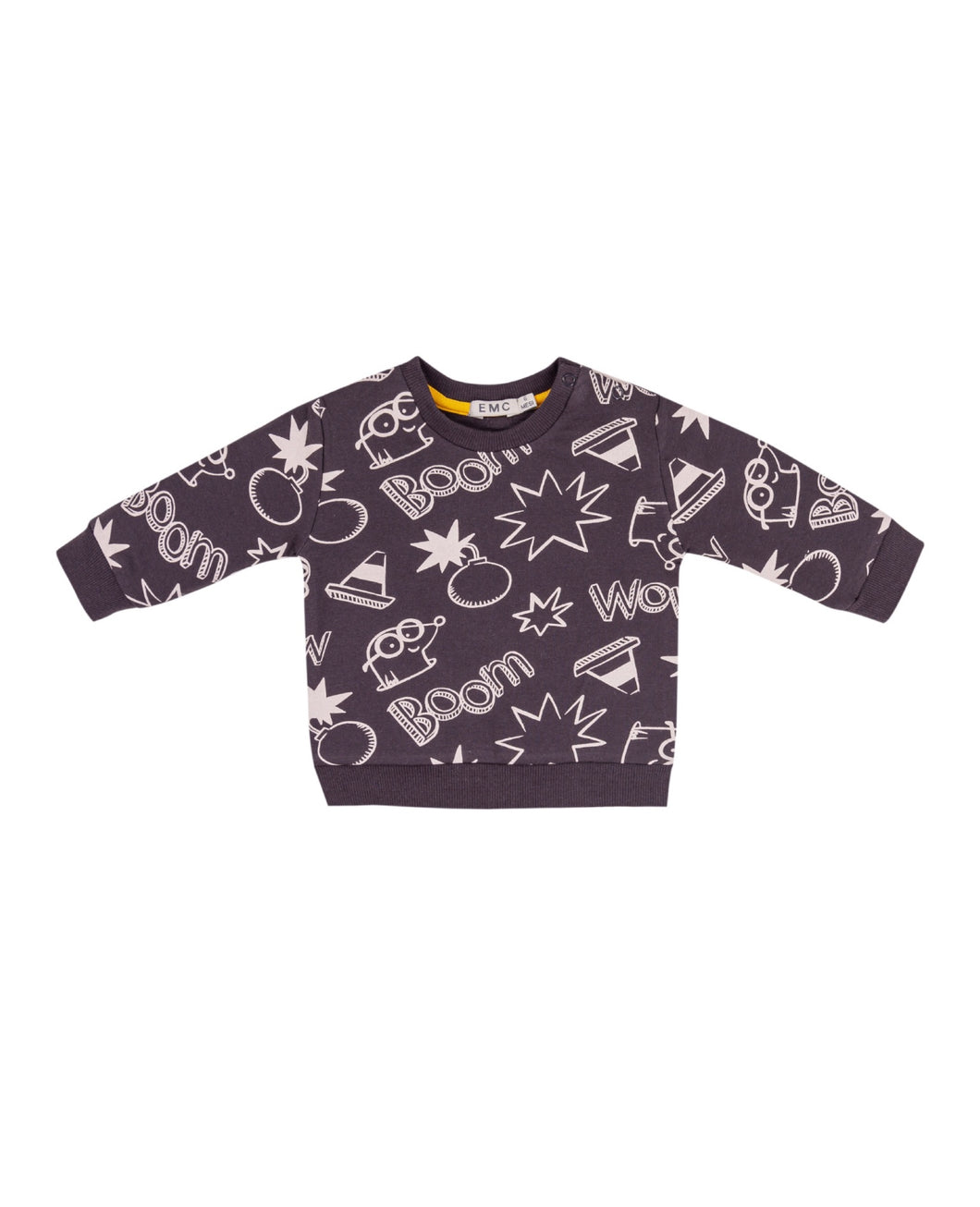 Boom! Printed Fleece Sweatshirt