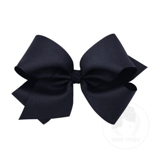 King Grosgrain Bow-Black