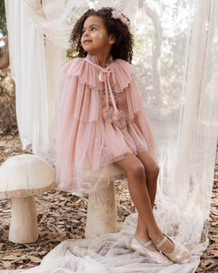 Flutter Tulle Clips- Rose