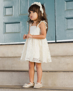 Mara Dress- Embroidered Daisy