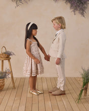 Load image into Gallery viewer, Birdie Dress- Spring Floral Stripe