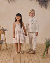 Load image into Gallery viewer, Birdie Dress- Spring Floral Stripe