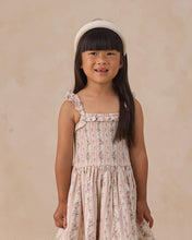 Load image into Gallery viewer, Birdie Dress- Spring Floral Stripe