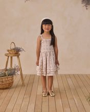 Load image into Gallery viewer, Birdie Dress- Spring Floral Stripe