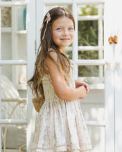 Load image into Gallery viewer, Birdie Dress- Spring Floral Stripe