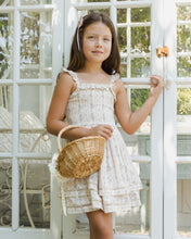 Load image into Gallery viewer, Birdie Dress- Spring Floral Stripe