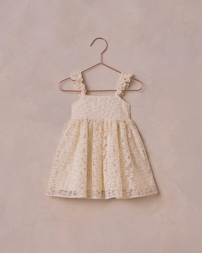 Mara Dress- Embroidered Daisy