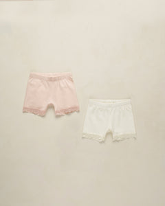 Cartwheel Shorts- Ivory/Blush