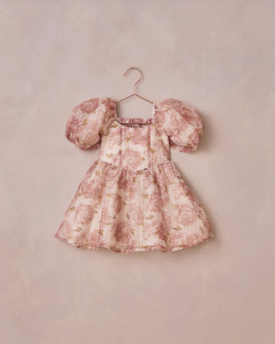 Nina Dress- Pink Peonies