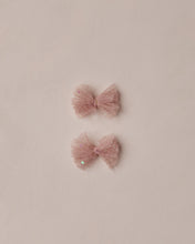 Load image into Gallery viewer, Flutter Tulle Clips- Rose