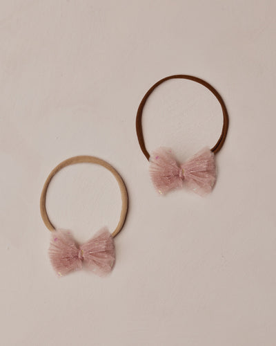 Flutter Tulle Headband- Rose