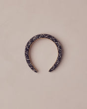 Load image into Gallery viewer, Padded Headband- Black Tweed
