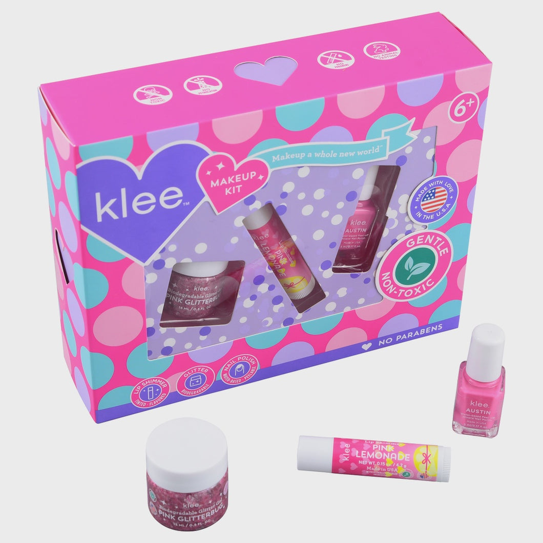 Sugar Pop 3PC Makeup Kit- Pink Sugar Swirls