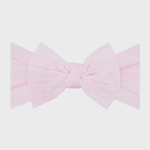 Knot Soft Nylon Headband- Pink