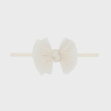 Load image into Gallery viewer, Tulle Baby FAB Skinny Headband-Pleated Oatmeal