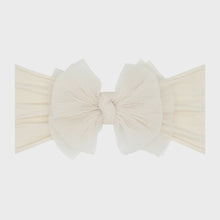 Load image into Gallery viewer, Tulle FAB Soft Nylon Headband- Pleated Oatmeal