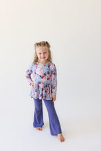 Load image into Gallery viewer, Posh Peanut L/S Peplum Top &amp; Bell Bottoms- Annie