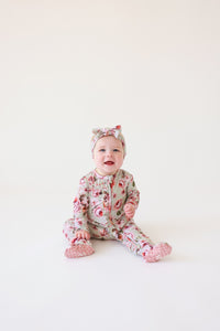 Posh Peanut Footie Ruffled Zip 1PC- Millicent